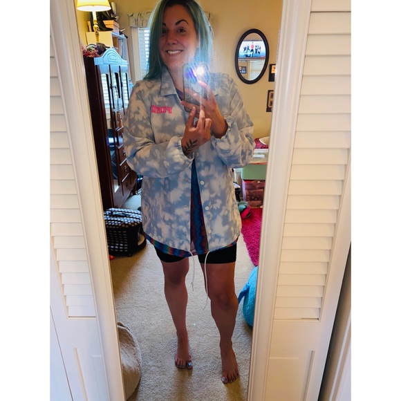 Victoria's Secret Pink Sky Cloud Jacket L $111 - Picture 15 of 16